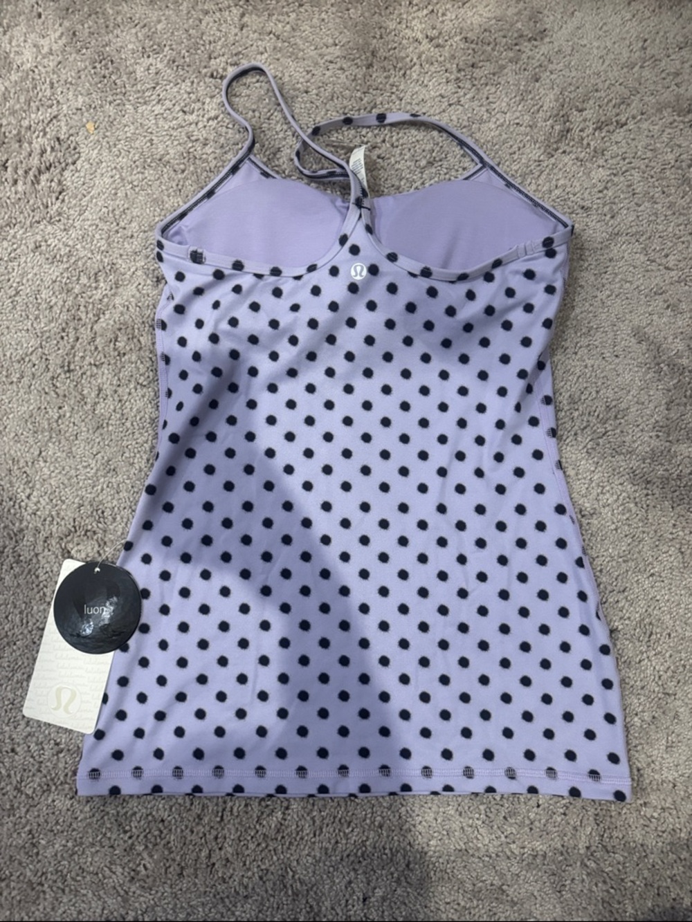 lululemon athletica Lavender Polka Dot Tank Top - Picture 2 of 6